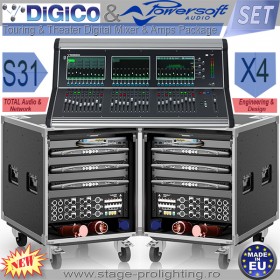 DiGiCo S31 & Powersoft Audio X4 SET